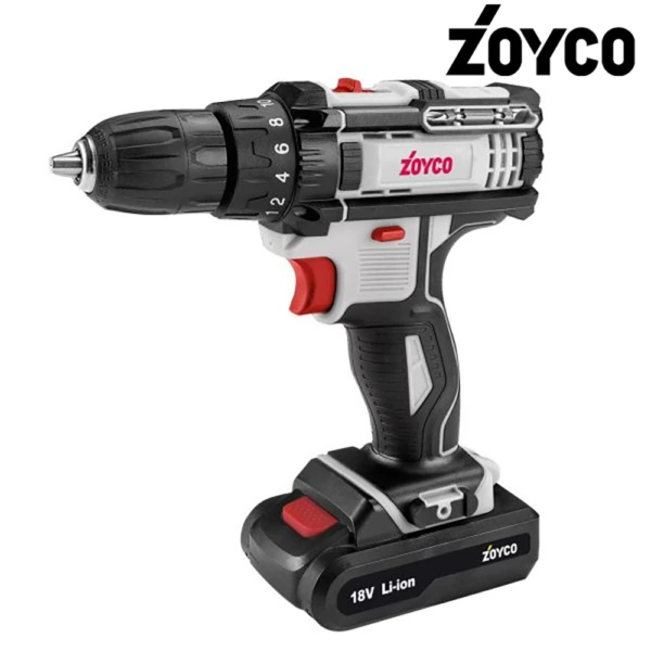 [조이코] 플렉시블 가정용 전동드릴세트 18.5V (본체+배터리+비트60pcs)